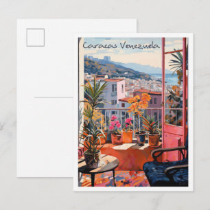 Caracas Venezuela Reis Esthetiek Briefkaart