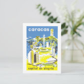  Caracas, Venezuela, Reisposter Briefkaart (Staand voorkant)