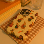 Caractère Bunny Motif Aquarelle Style