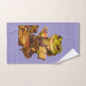 Caractère de grenouille créatrice de royaume (Serviette à main)