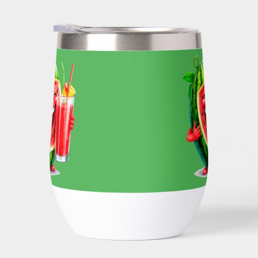 Caractère de pastèque souriant (Droite)