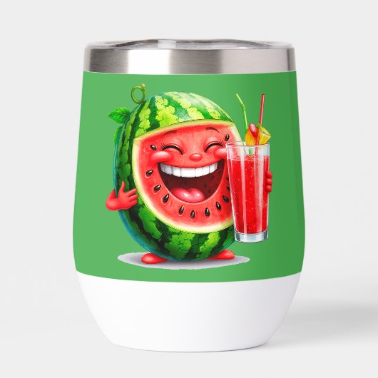 Caractère de pastèque souriant (Arrière)