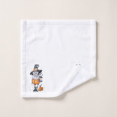 Caractère d'Halloween effrayant (Gant de toilette)