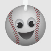 Caractère graphique de baseball souriant (dos)