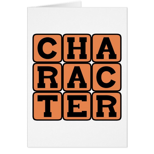 Caractère, motivation (Devant)