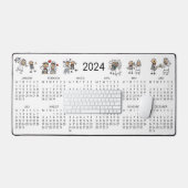 Caractères 2024 Mariage Calendrier Couples (Clavier et souris)