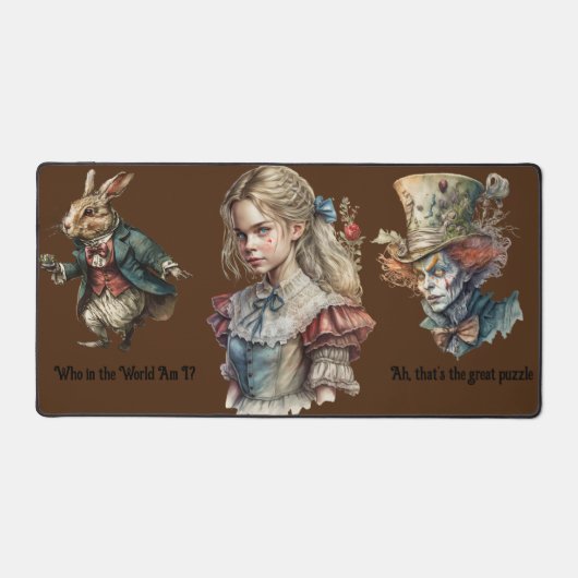 Caractères Alice in Wonderland (texte modifiable) (Recto)