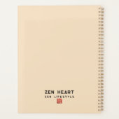 Caractères Coeur Zen/Style de vie Zen (Dos)