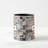 Caractères comiques Enfants Nom du Motif Mug (Centre)