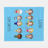 Caractères de dessin blanc couverture en toison av (Devant (Horizontal))