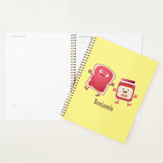 Caractères de dessins animés sur le pain et la con (Devant avec enveloppe)