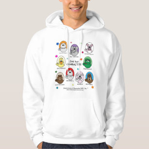 Caractères de sweat - shirt à capuche de caract