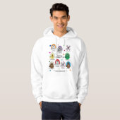Caractères de sweat - shirt à capuche de caractère (Devant entier)