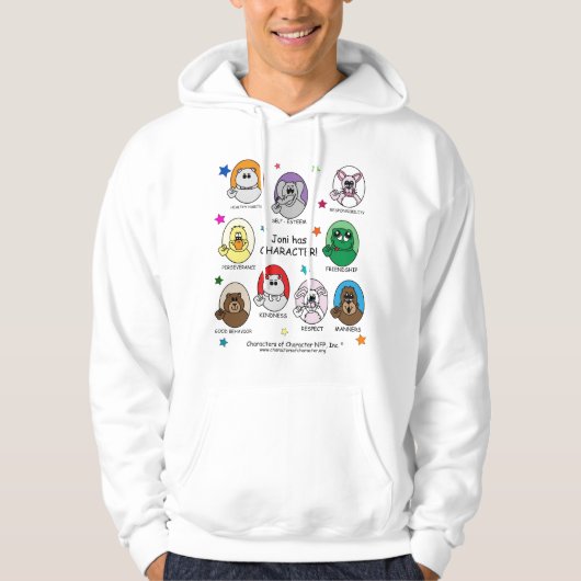 Caractères de sweat - shirt à capuche de caractère (Devant)