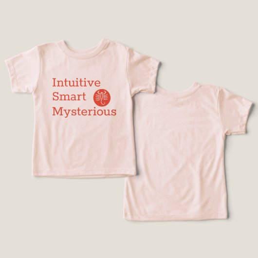 Caractéristiques du Scorpio zodiac (Design Recto & Verso)