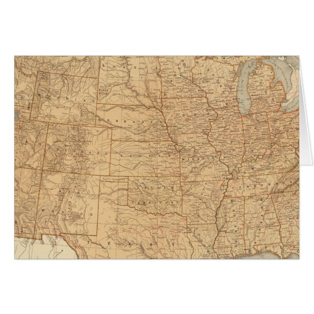 Caractéristiques topographiques des États-Unis (Devant horizontal)