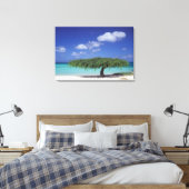 Caraïben, Aruba. Eagle Beach Canvas Afdruk (Insitu (Slaapkamer))
