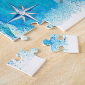 Caraïben Cruvel Poster Map Antilles West Legpuzzel (Zijkant)