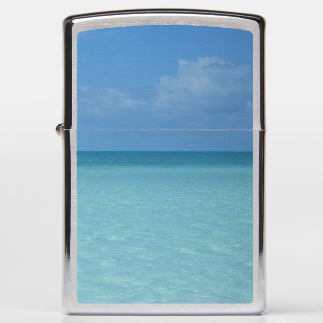 Caraïben Horizon Tropical Turquoise Blue (Voorkant)