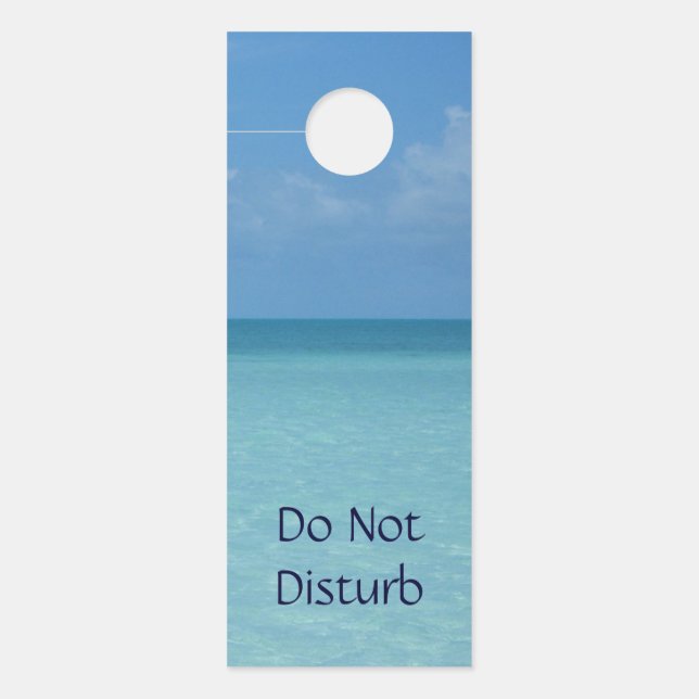 Caraïben Horizon Tropical Turquoise Blue (Voorkant)