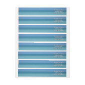 Caraïben Horizon Tropical Turquoise Blue (Vel)