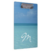 Caraïben Horizon Tropical Turquoise Blue Klembord (Rechts)