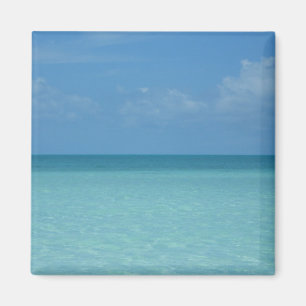 Caraïben Horizon Tropical Turquoise Blue Magneet