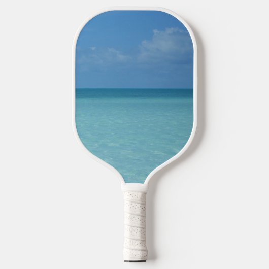 Caraïben Horizon Tropical Turquoise Blue Pickleball Paddle (Voorkant)