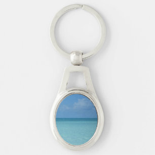 Caraïben Horizon Tropical Turquoise Blue Sleutelhanger
