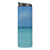 Caraïben Horizon Tropical Turquoise Blue Thermosbeker (Geroteerd rechts)