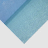Caraïben Horizon Tropical Turquoise Blue Tissuepapier (Detail)