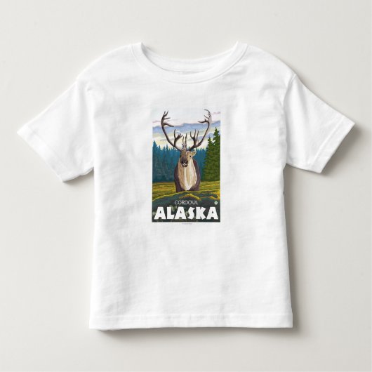 Caraïben in de Wilde - Cordova, Alaska Kinder Shirts (Voorkant)