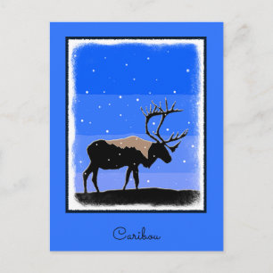 Caraïben in de winter - Oorspronkelijke natuurkuns Briefkaart