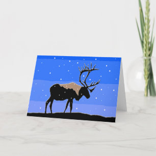 Caraïben in de winter - Oorspronkelijke natuurkuns Feestdagen Kaart