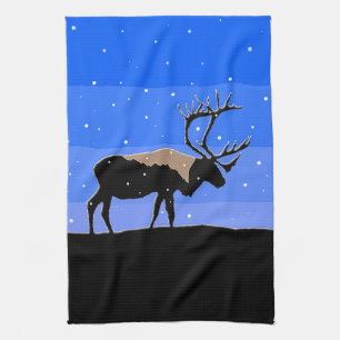 Caraïben in de winter - Oorspronkelijke natuurkuns Theedoek