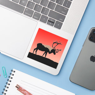 Caraïben op zonsondergang - Oorspronkelijke natuur Sticker