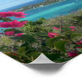 Caraïben Paradise Tropical Beach foto Poster (Hoek)