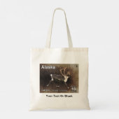 Caraïben (rendieren) - Alaska Postage Tote Bag (Achterkant)