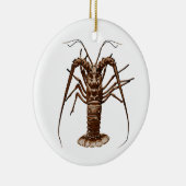Caraïben Spiny Lobster Keramisch Ornament (Rechts)