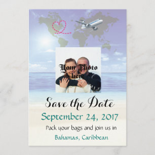 Caraïbes Destination Wedding Enregistrer la carte 