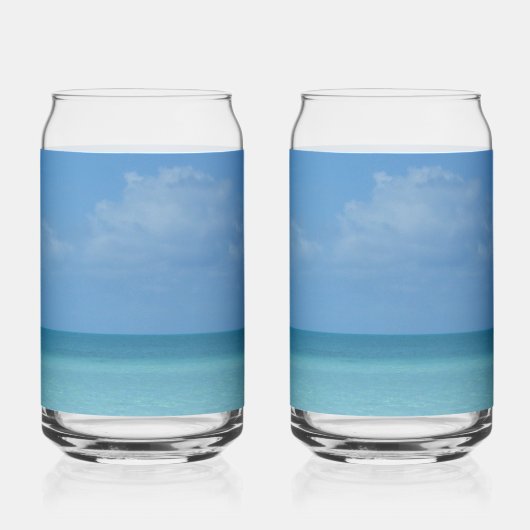 Caraïbes Horizon Tropical Turquoise Bleu (Verso)