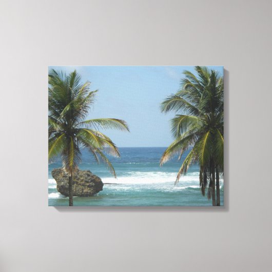 Caraïbisch Afbeelding Canvas Afdruk (Voorkant)