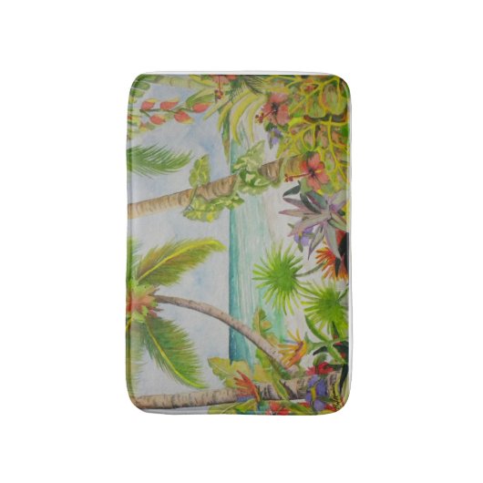 Caraïbisch Bathmat Badmat (Voorkant Verticaal)