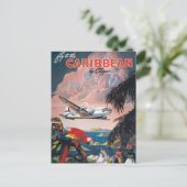 Caraïbisch Briefkaart voor reizen (Staand voorkant)