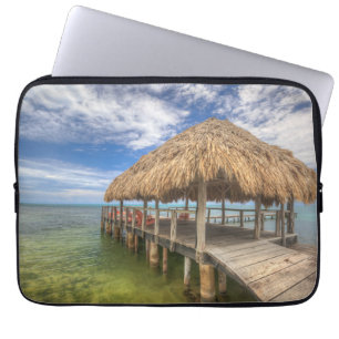 Caraïbisch dock laptop sleeve