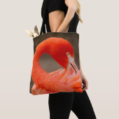 Caraïbisch flamingo tote bag (Dichtbij)