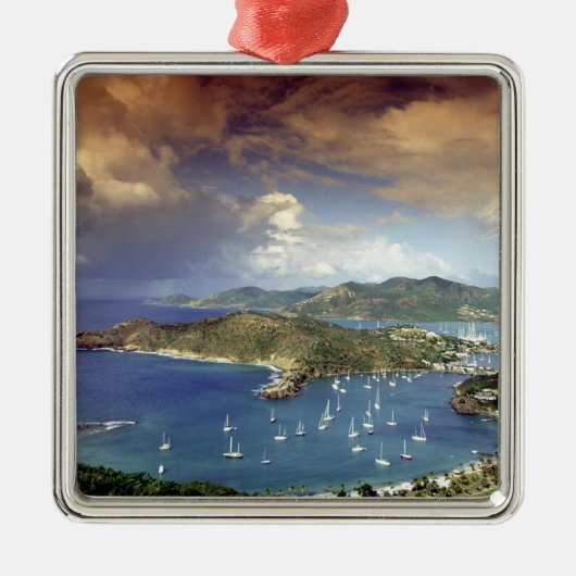 Caraïbisch gebied, Antigua. Metalen Ornament (Voorkant)