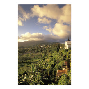Caraïbisch gebied, Frans West Indies, Martinique. Foto Afdruk