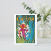 Caraïbisch Poster voor reizen Briefkaart (Staand voorkant)