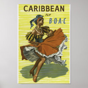 Caraïbisch reisposter Poster